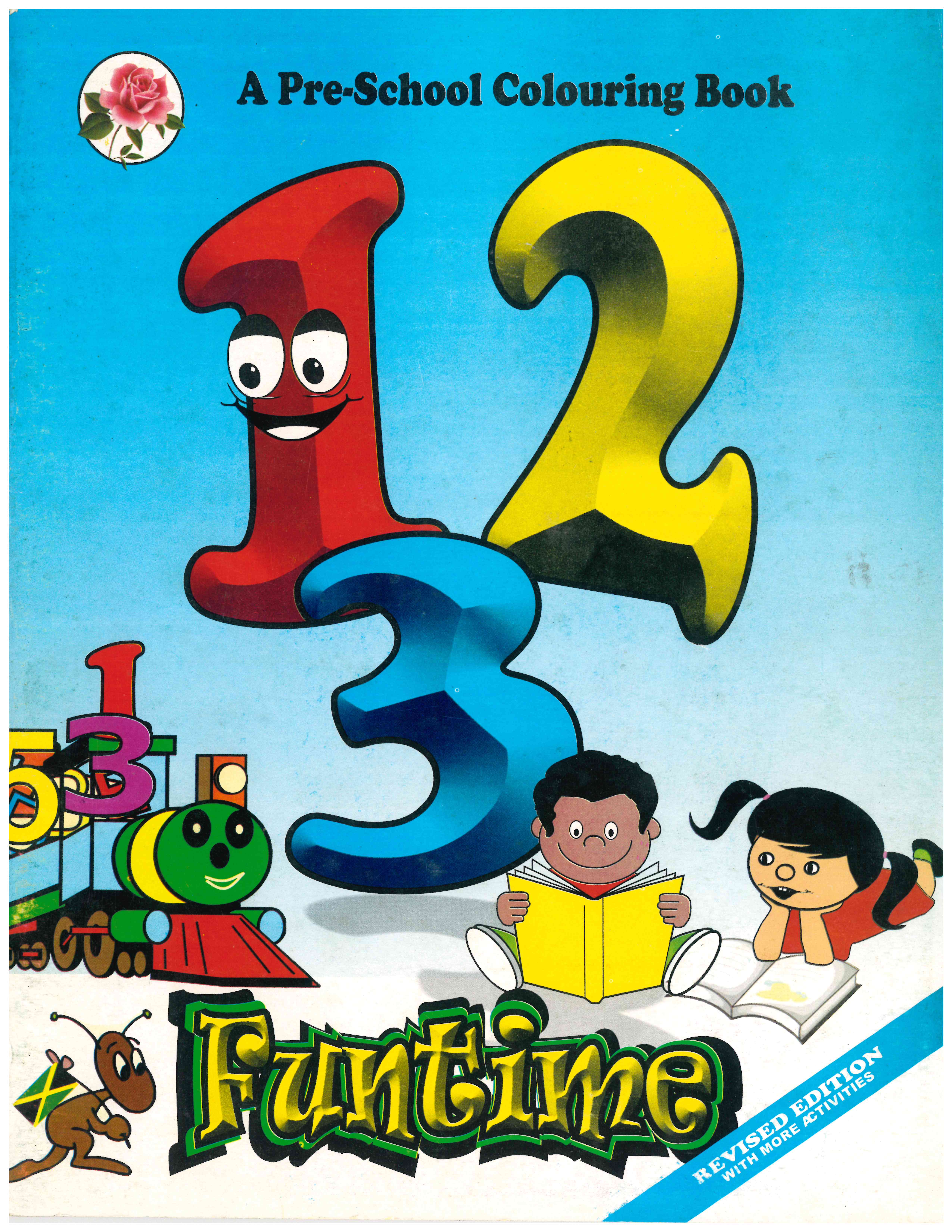 A Pre-School Coluring Book 1 2 3 Funtime